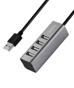 Alternative view of Adaptador Hub Usb 4 en 1 Hoco Hb1 Gris
