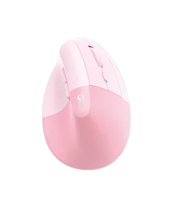 Mouse Inalámbrico Vertical Fantech W195r Go Comfy Rosa