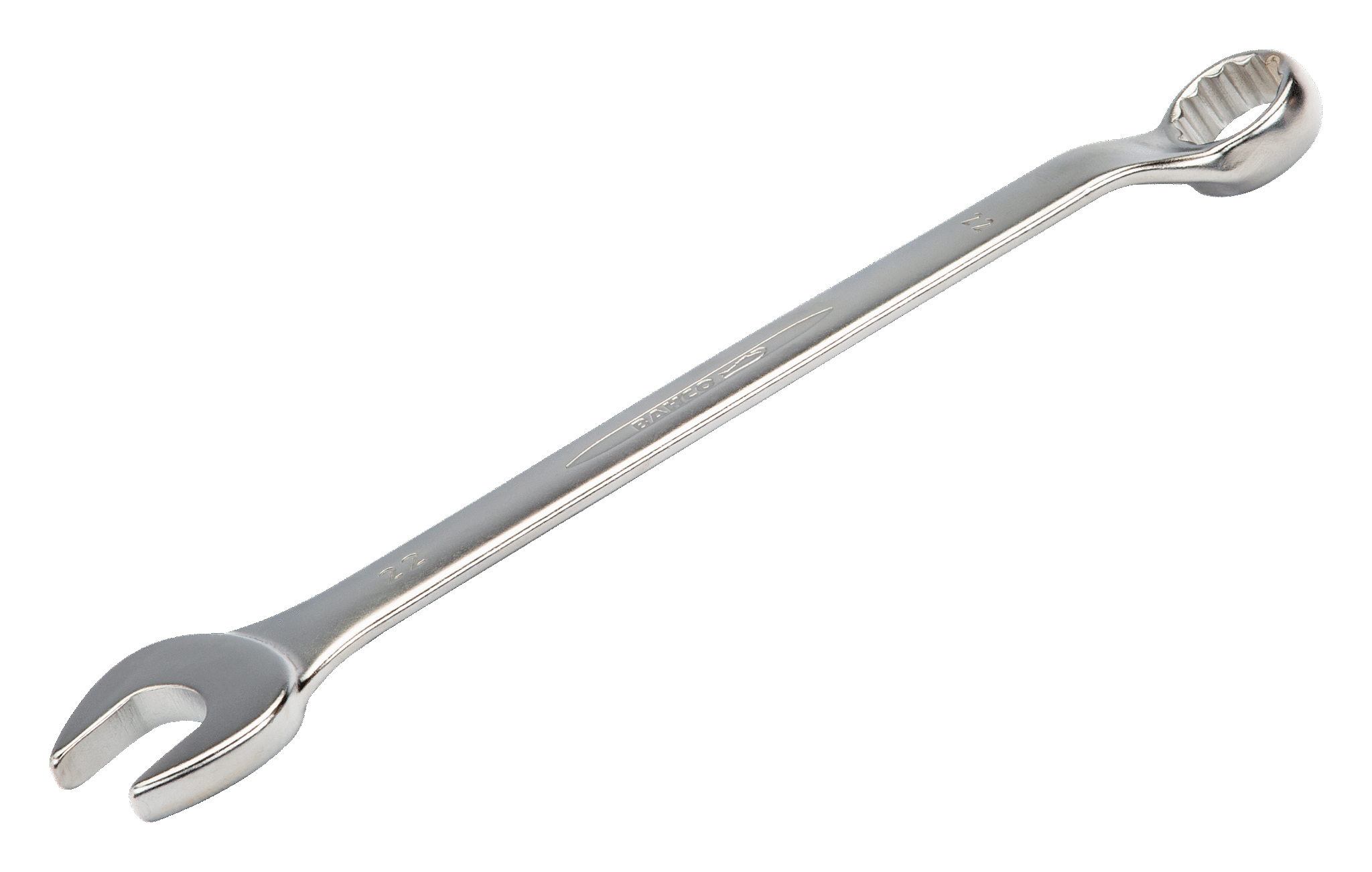 Llave combinadas acodadas métricas con acabado cromado Bahco