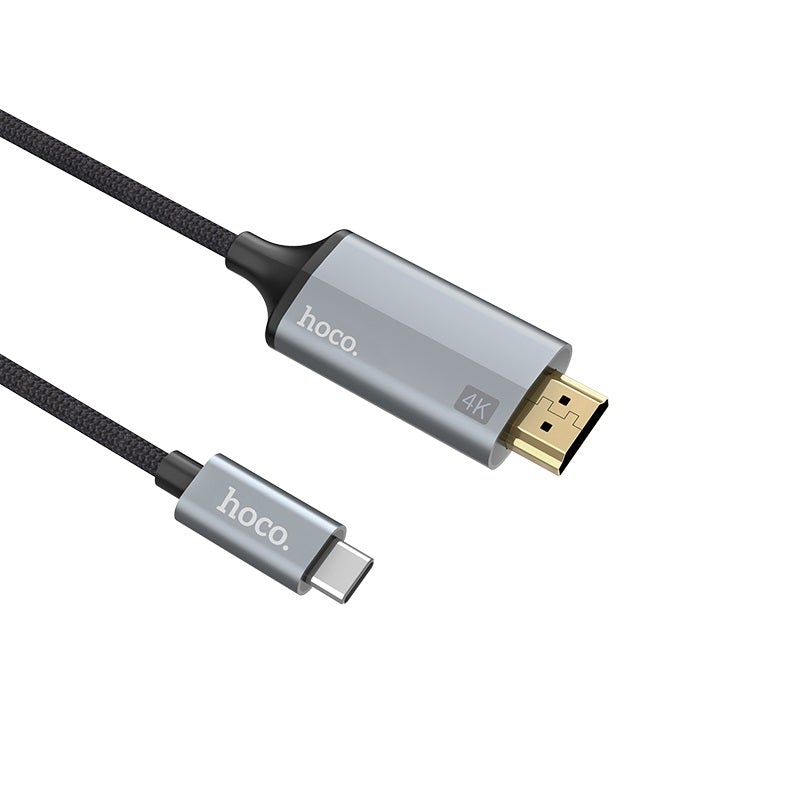 Cable Adaptador Hoco UA13 Tipo C a Hdmi Smartphone Gris - Imagen 5