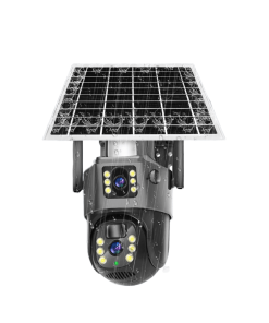 Camara De Seguridad Solar Exterior 4K Con Visión Nocturna  (4G y Tarjeta Sim)