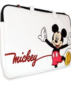 Funda Notebook 14 Pulgadas Universal Disney Con Cierre Mickey Blanco