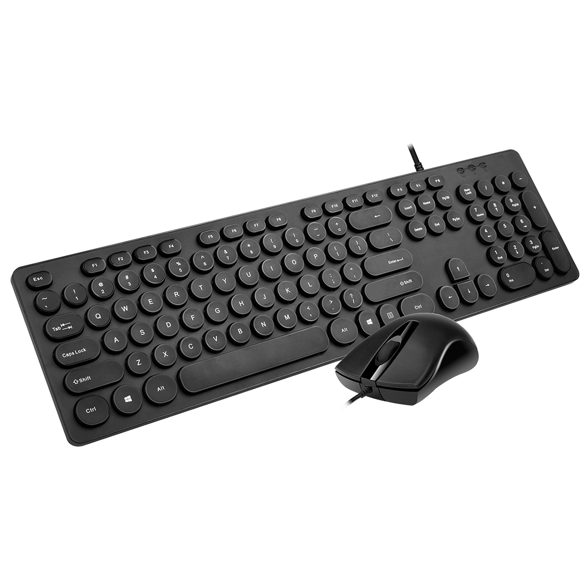 Kit Teclado y Mouse Microlab Telecommuting Home Office Negro - Imagen 2