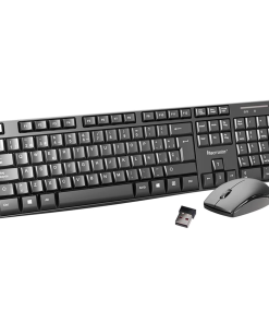 Kit Teclado Y Mouse Inalámbrico Tecmaster TM-100512 Negro