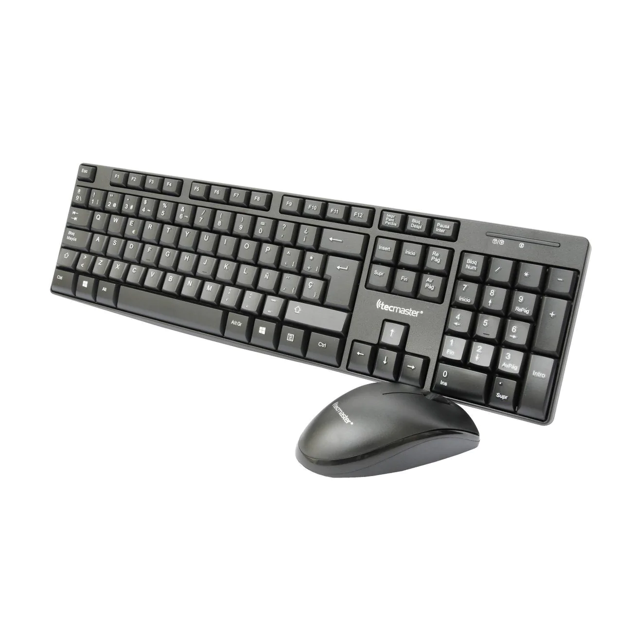 Kit Teclado Y Mouse Inalámbrico Tecmaster TM-100512 Negro - Imagen 4